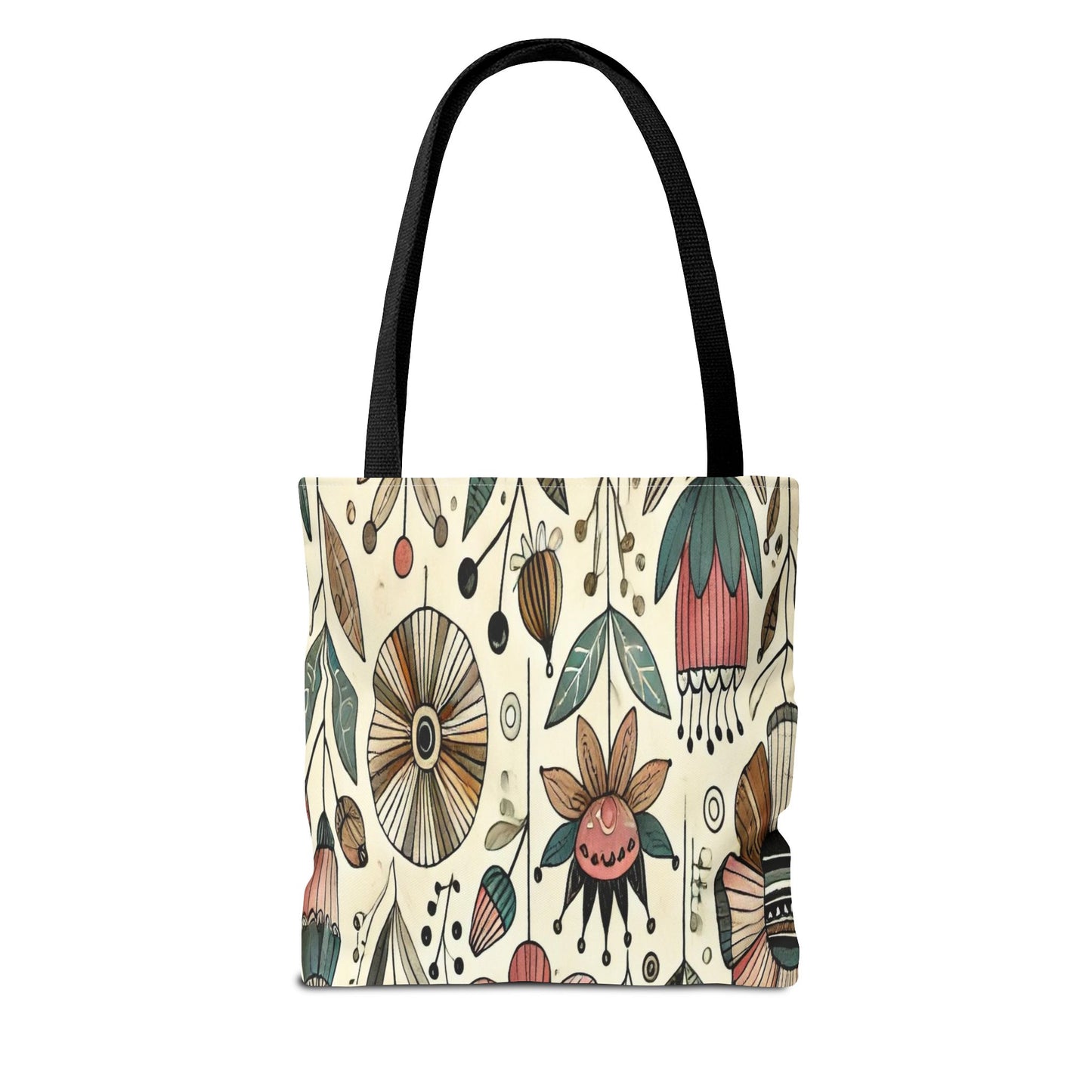 Floral Tote Bag - Stylish AOP Handbag, Eco-Friendly Shopping Bag, Boho Chic Purse, Gift for Her, Trendy Everyday Carryall
