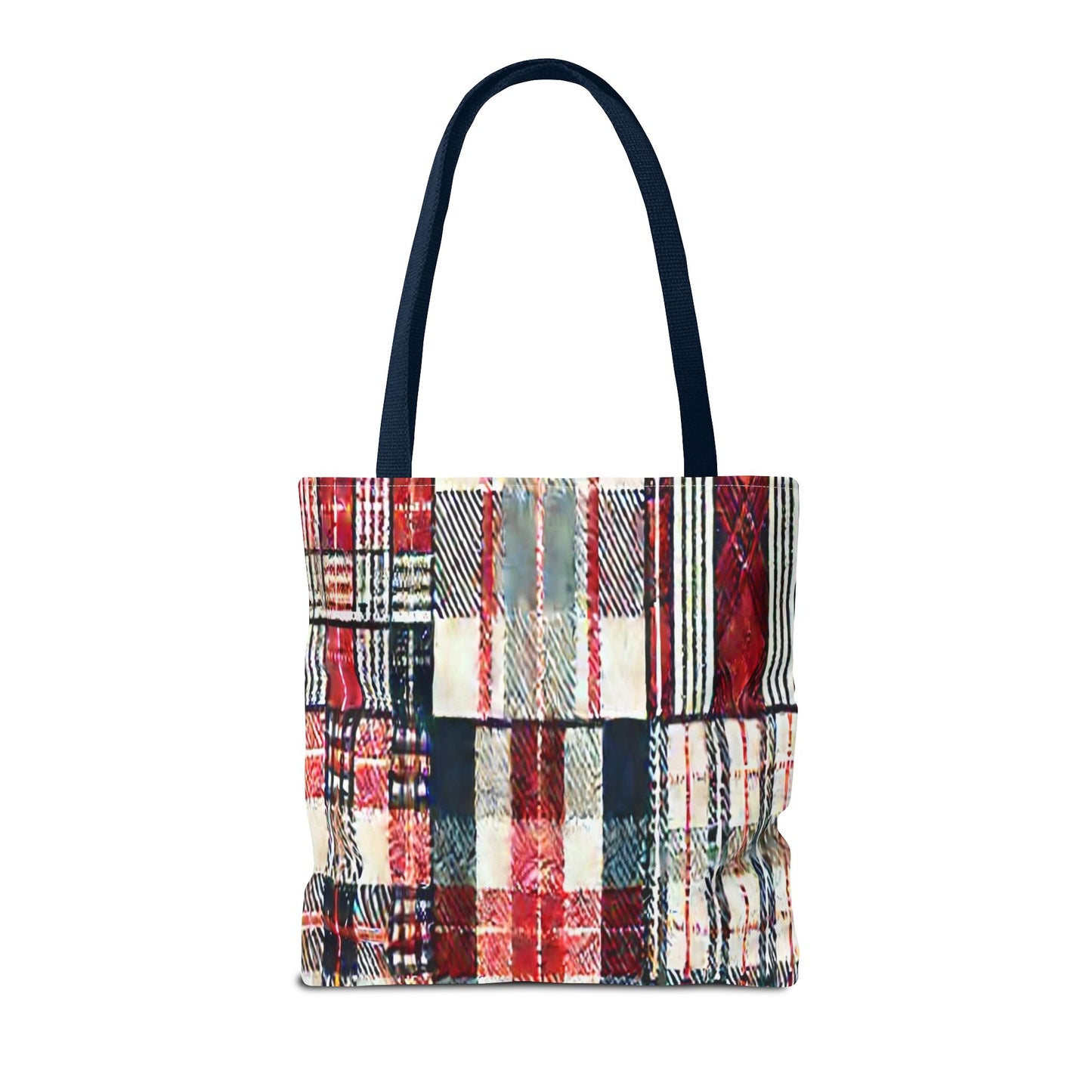Cozy Plaid Tote Bag, Stylish Shopping Bag, Eco-Friendly Gift, Fall Accessory, Perfect for Everyday Use