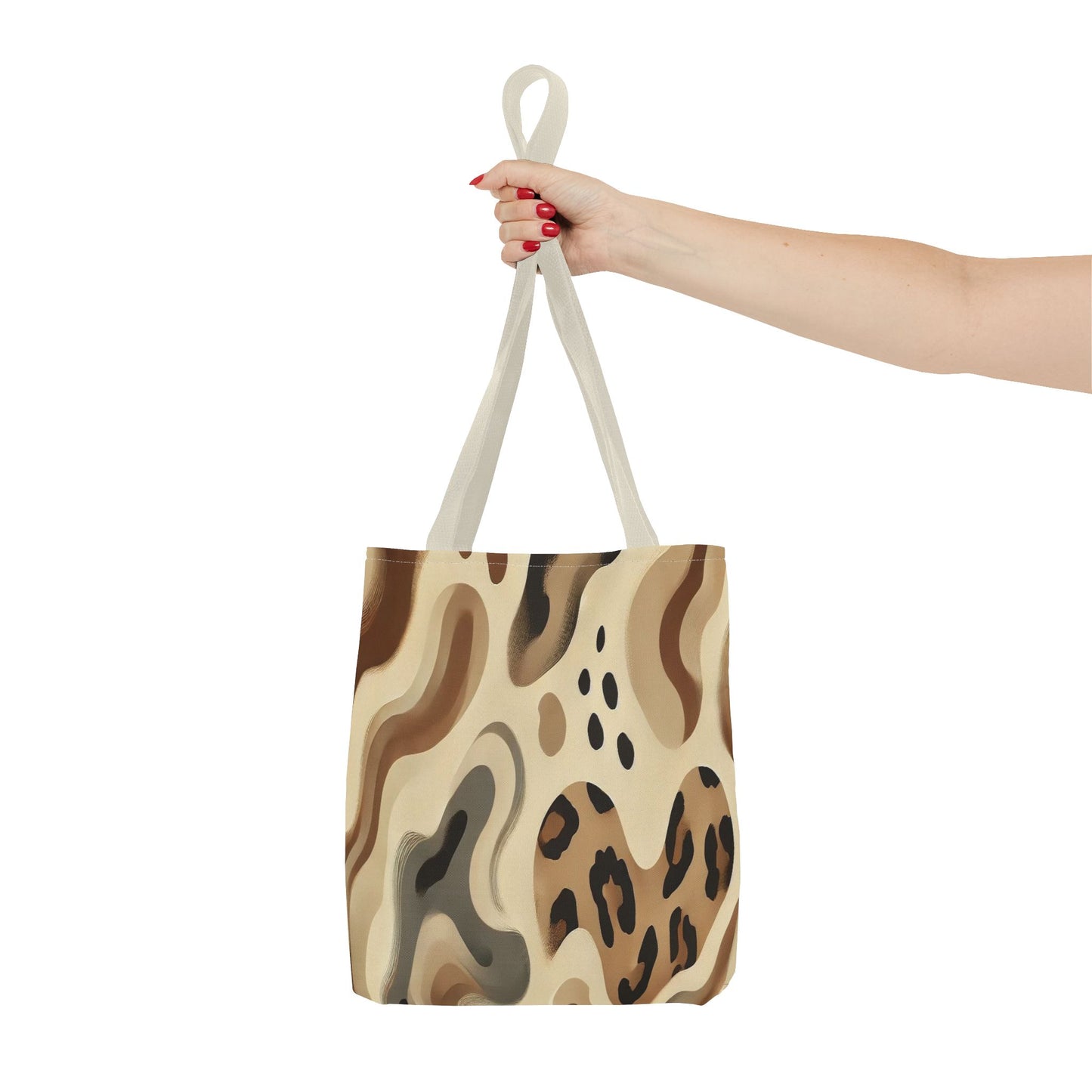 Stylish Abstract Tote Bag, Trendy Carryall, Chic Shopper, Animal Print Handbag, Ideal Gift for Fashion Lovers