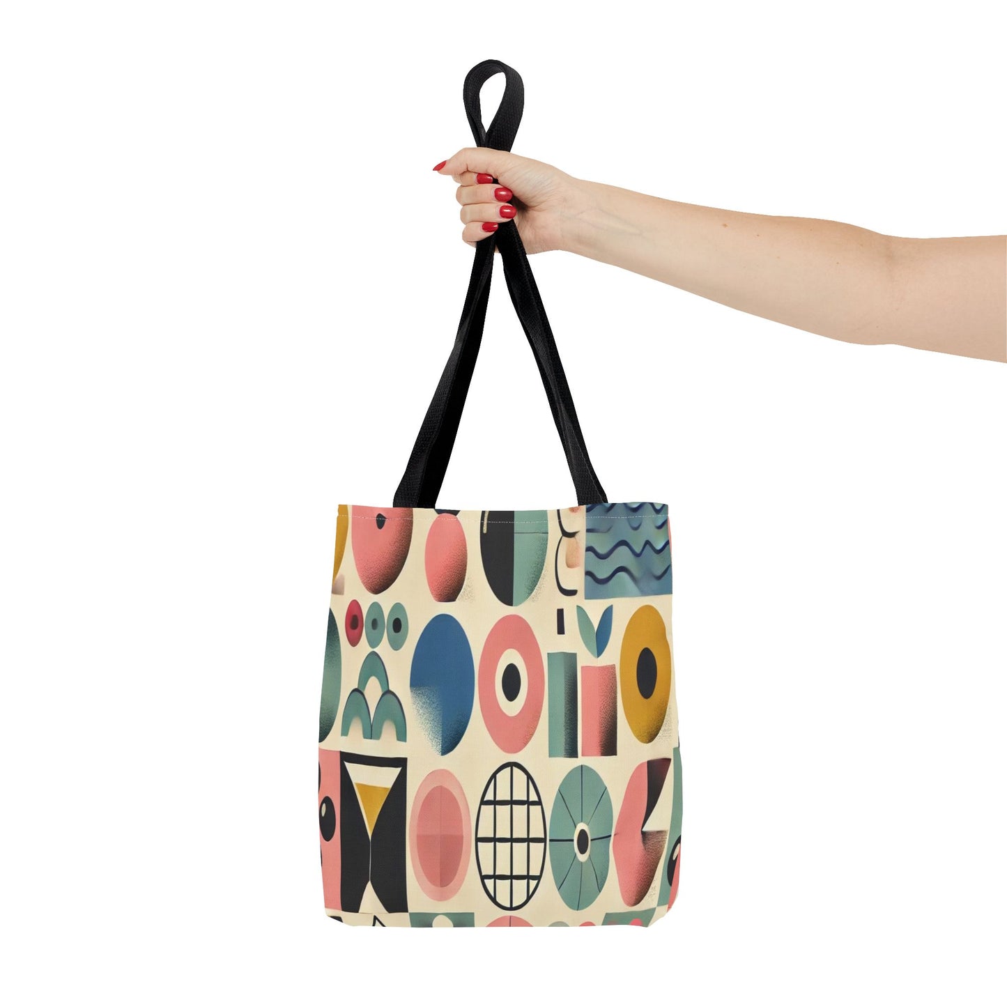 Chic Abstract Pattern Tote Bag - Stylish Reusable Shopping Bag, Eco-Friendly Gift, Beach Bag, Travel Tote, Versatile Accessory