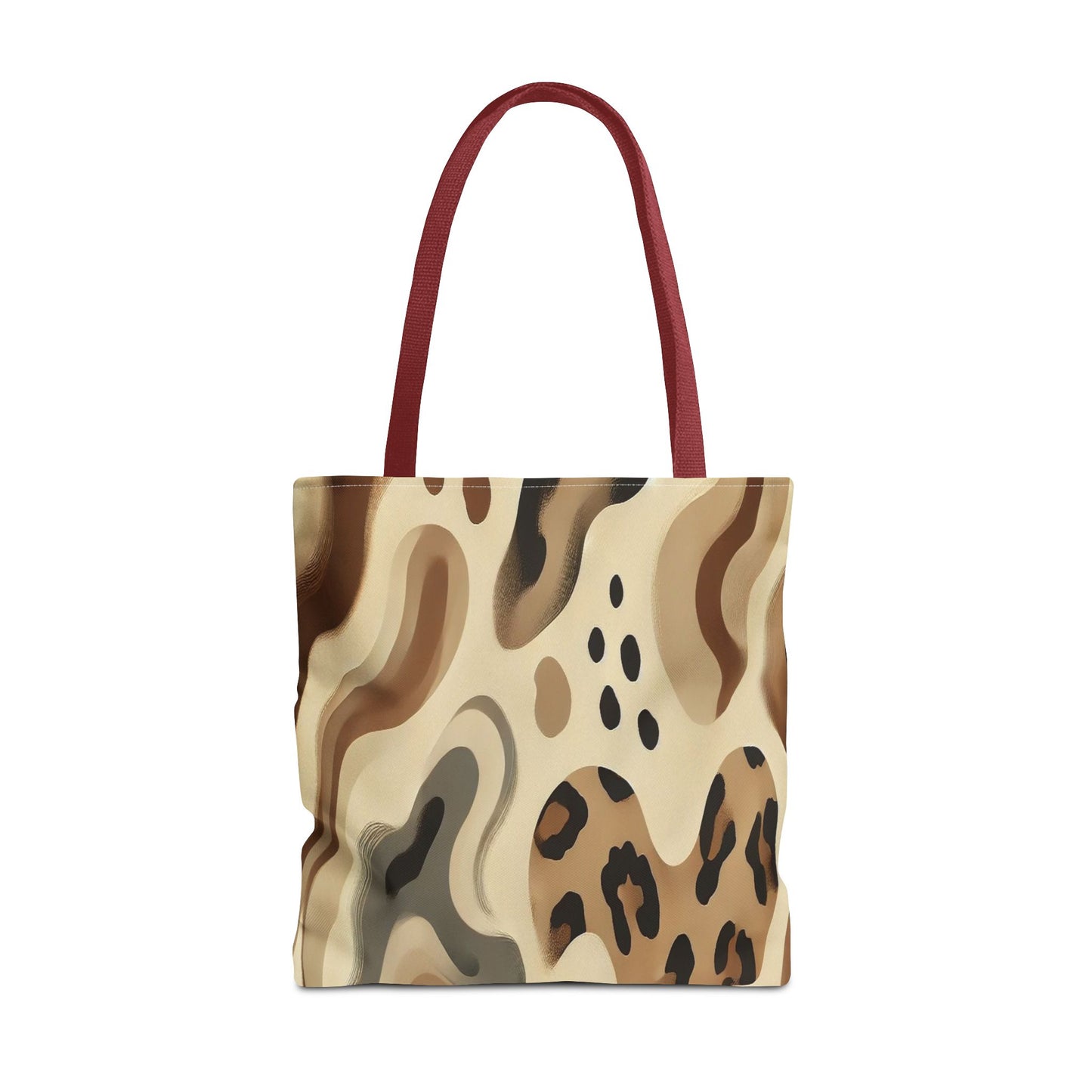 Stylish Abstract Tote Bag, Trendy Carryall, Chic Shopper, Animal Print Handbag, Ideal Gift for Fashion Lovers