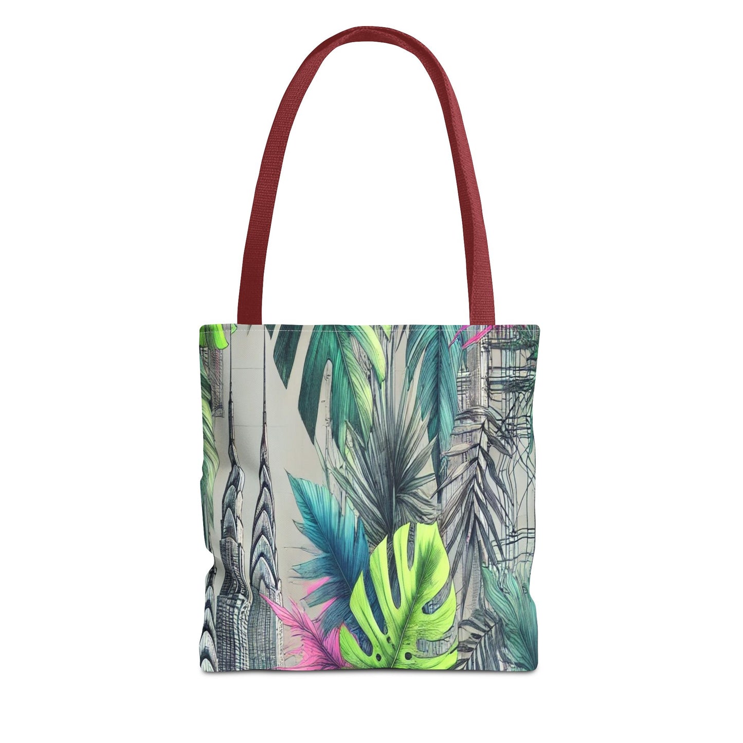 Tropical Leaf Tote Bag - Eco-Friendly Shopping Bag, Beach Bag, Floral Tote, Gift for Her, Summer Accessories