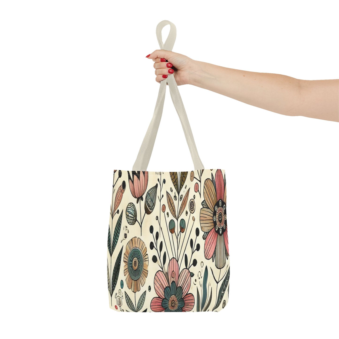 Floral Tote Bag - Stylish AOP Handbag, Eco-Friendly Shopping Bag, Boho Chic Purse, Gift for Her, Trendy Everyday Carryall
