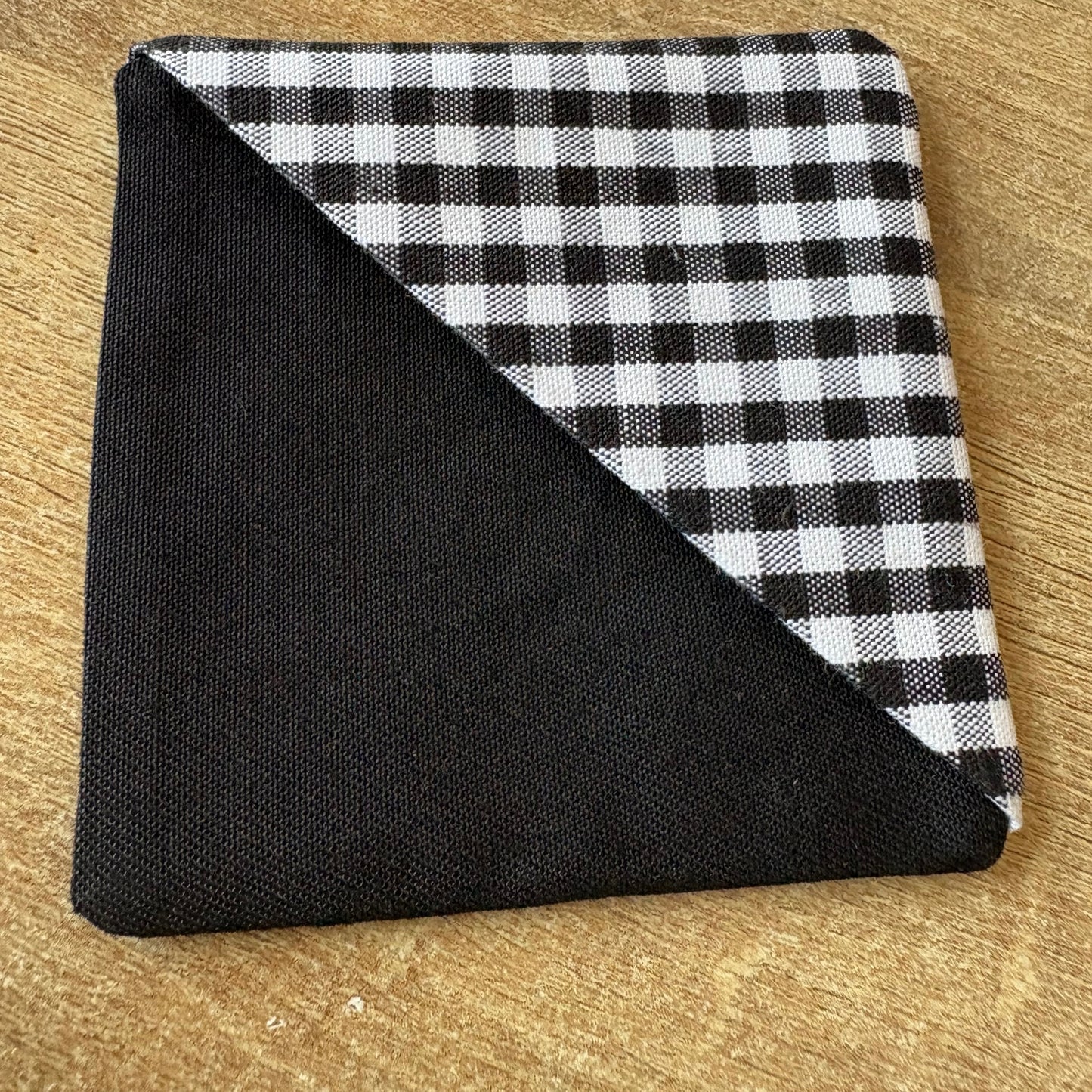 Handmade Cotton Corner Bookmark – 3.5" Square