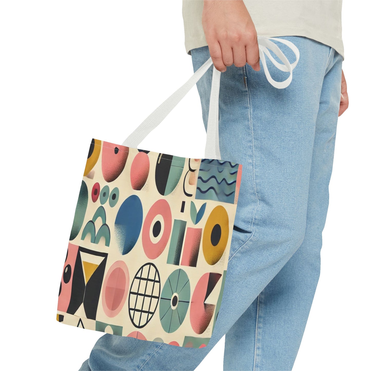 Chic Abstract Pattern Tote Bag - Stylish Reusable Shopping Bag, Eco-Friendly Gift, Beach Bag, Travel Tote, Versatile Accessory