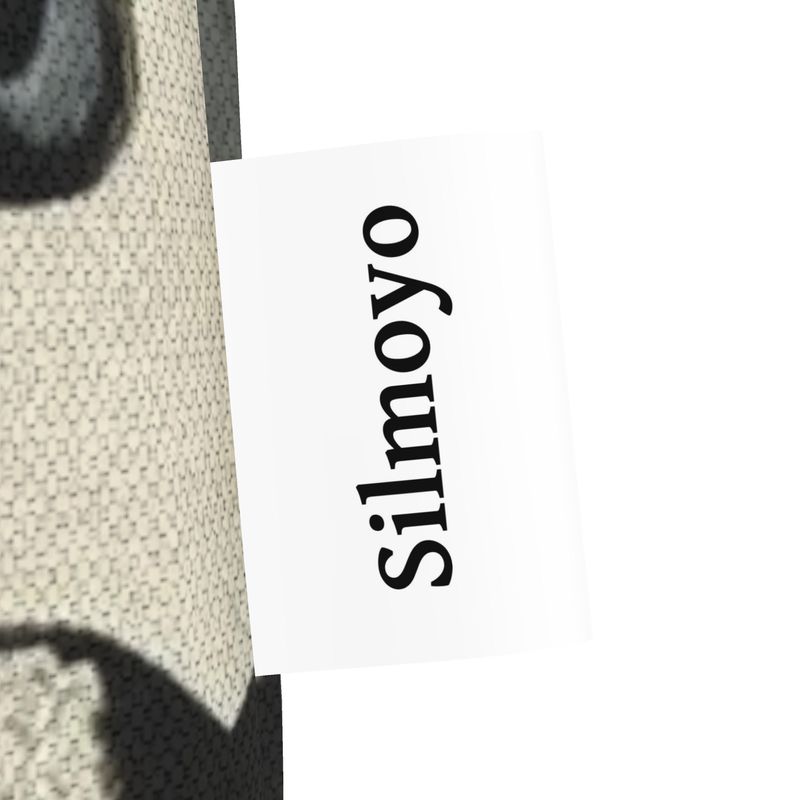 Modern Brushed Cowhide – Minimalist Spot Pattern tote bag