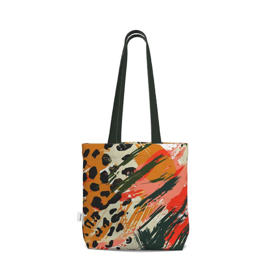 Wild Fusion – Abstract Animal Print Everyday Tote Bag | Modern Jungle