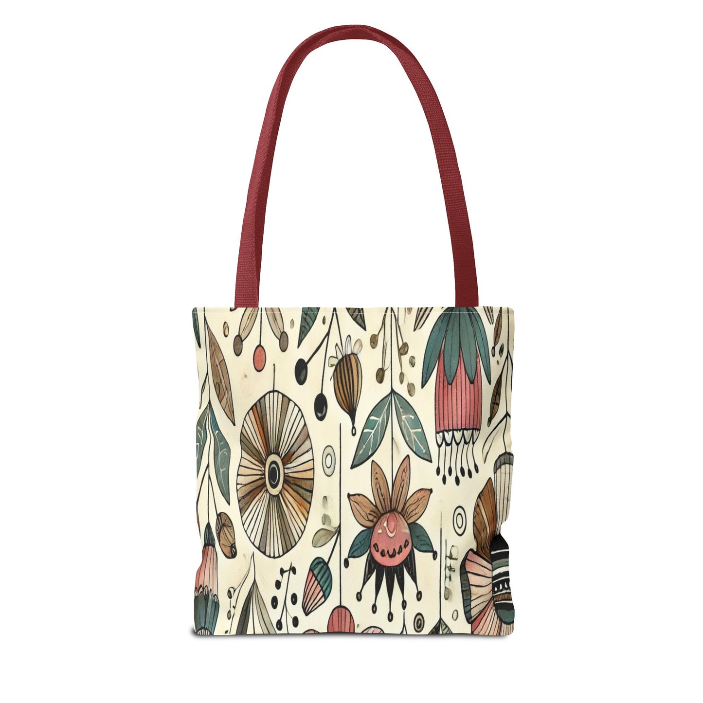 Floral Tote Bag - Stylish AOP Handbag, Eco-Friendly Shopping Bag, Boho Chic Purse, Gift for Her, Trendy Everyday Carryall