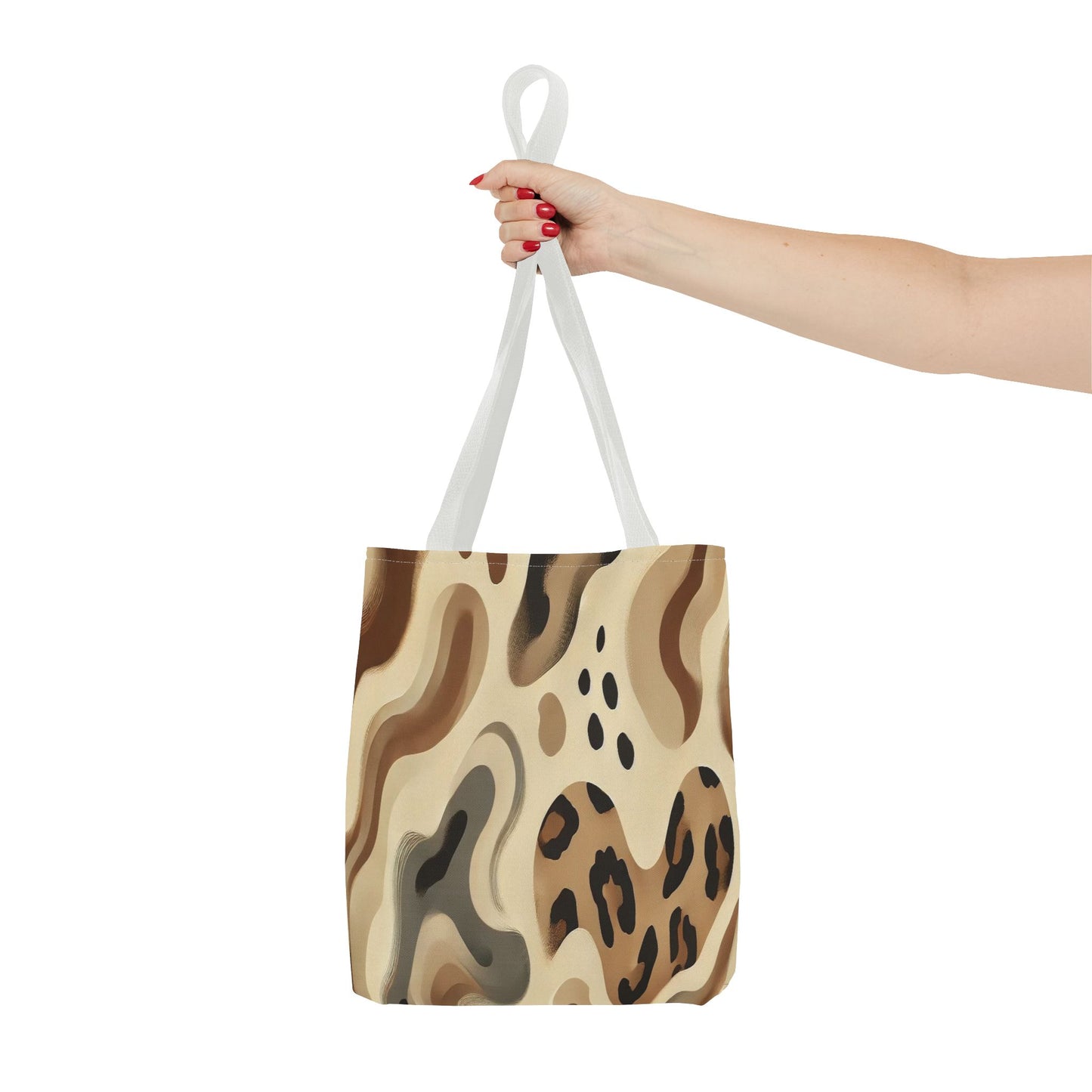 Stylish Abstract Tote Bag, Trendy Carryall, Chic Shopper, Animal Print Handbag, Ideal Gift for Fashion Lovers