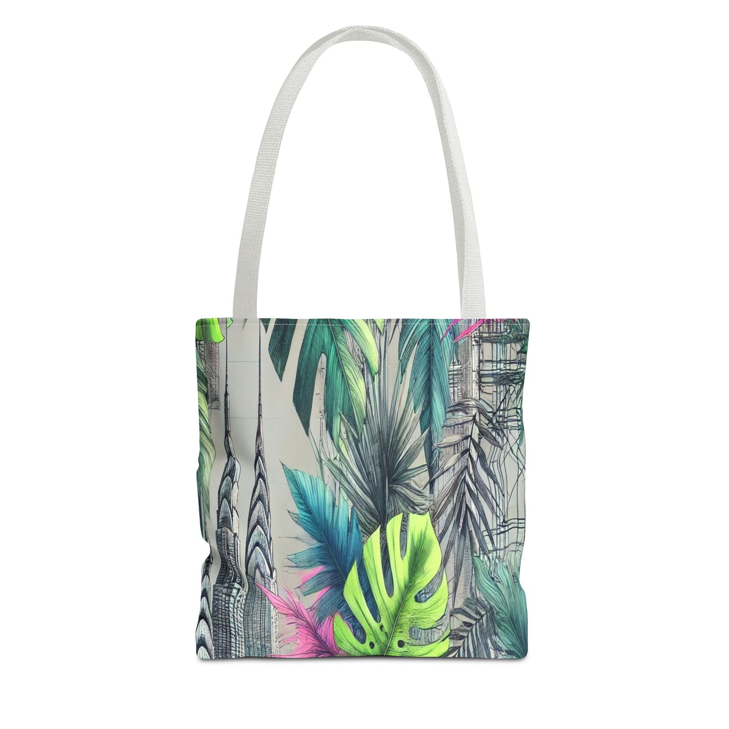 Tropical Leaf Tote Bag - Eco-Friendly Shopping Bag, Beach Bag, Floral Tote, Gift for Her, Summer Accessories