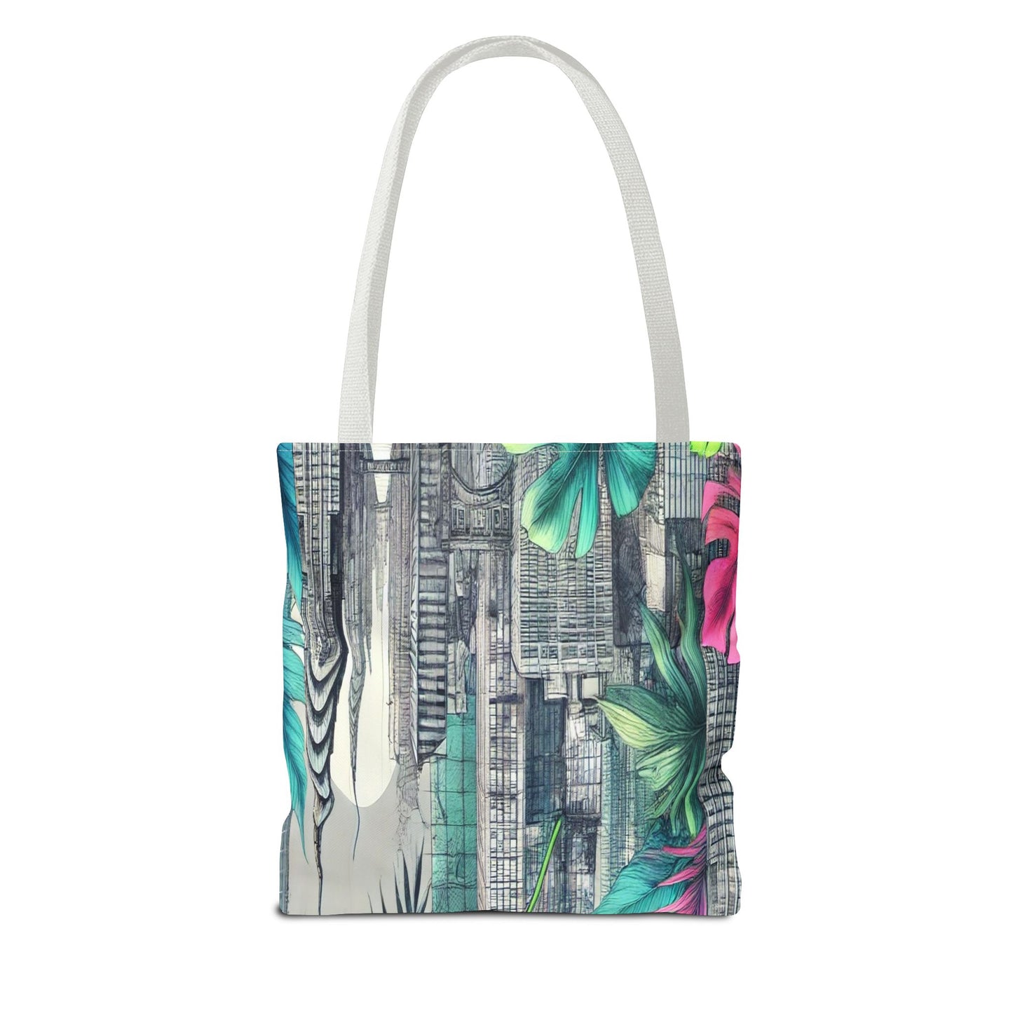 Tropical Leaf Tote Bag - Eco-Friendly Shopping Bag, Beach Bag, Floral Tote, Gift for Her, Summer Accessories