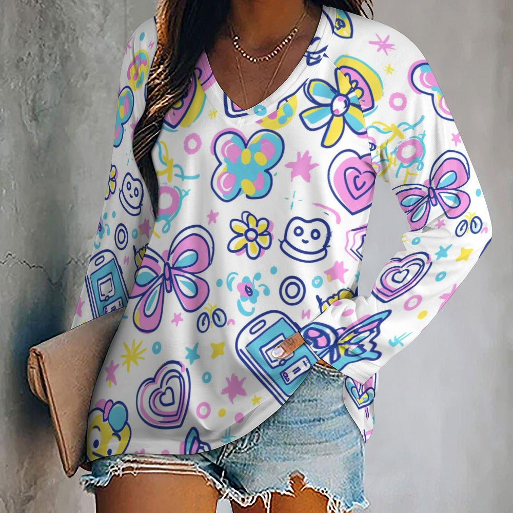 Women's Long sleeve loose tee