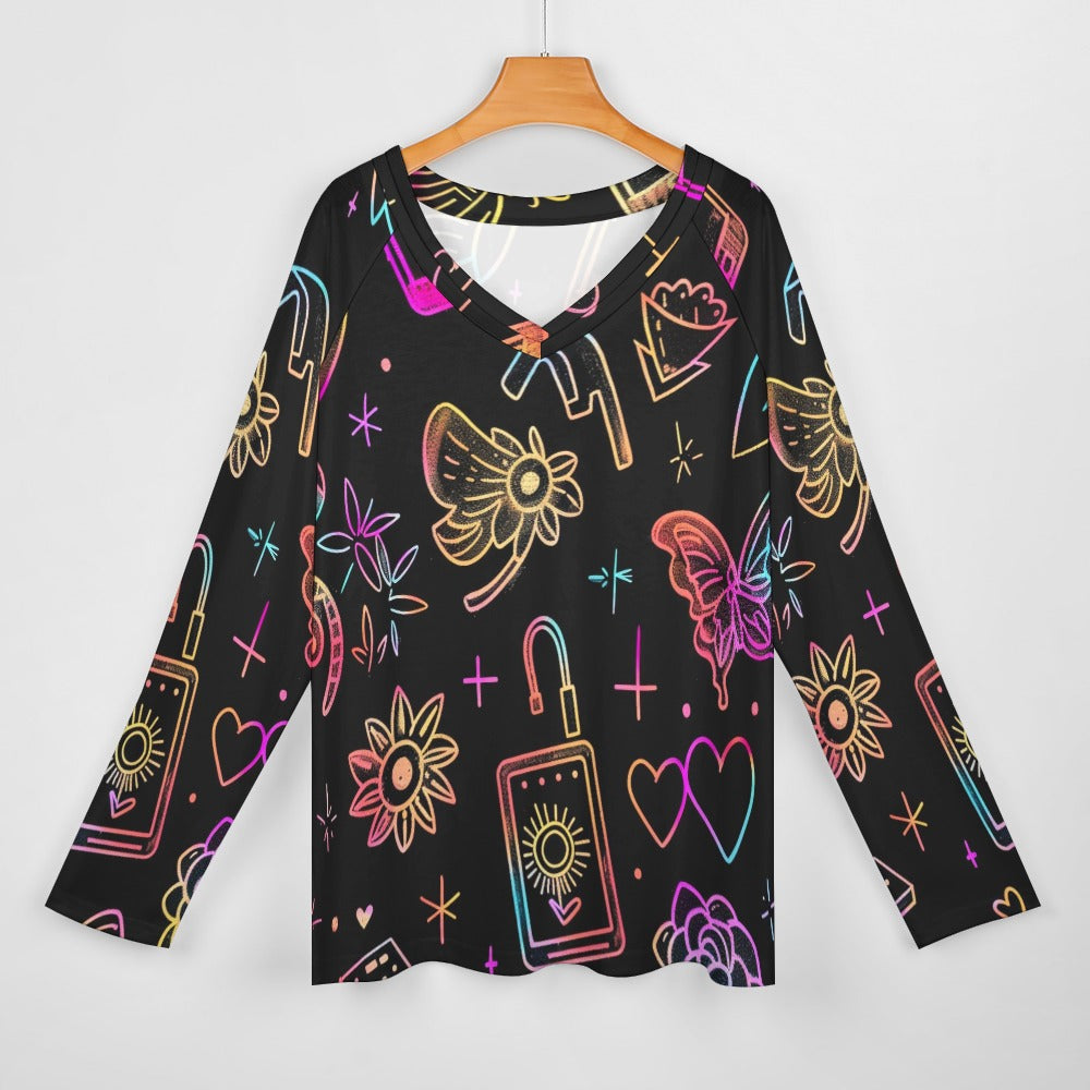 Women's Long sleeve loose tee