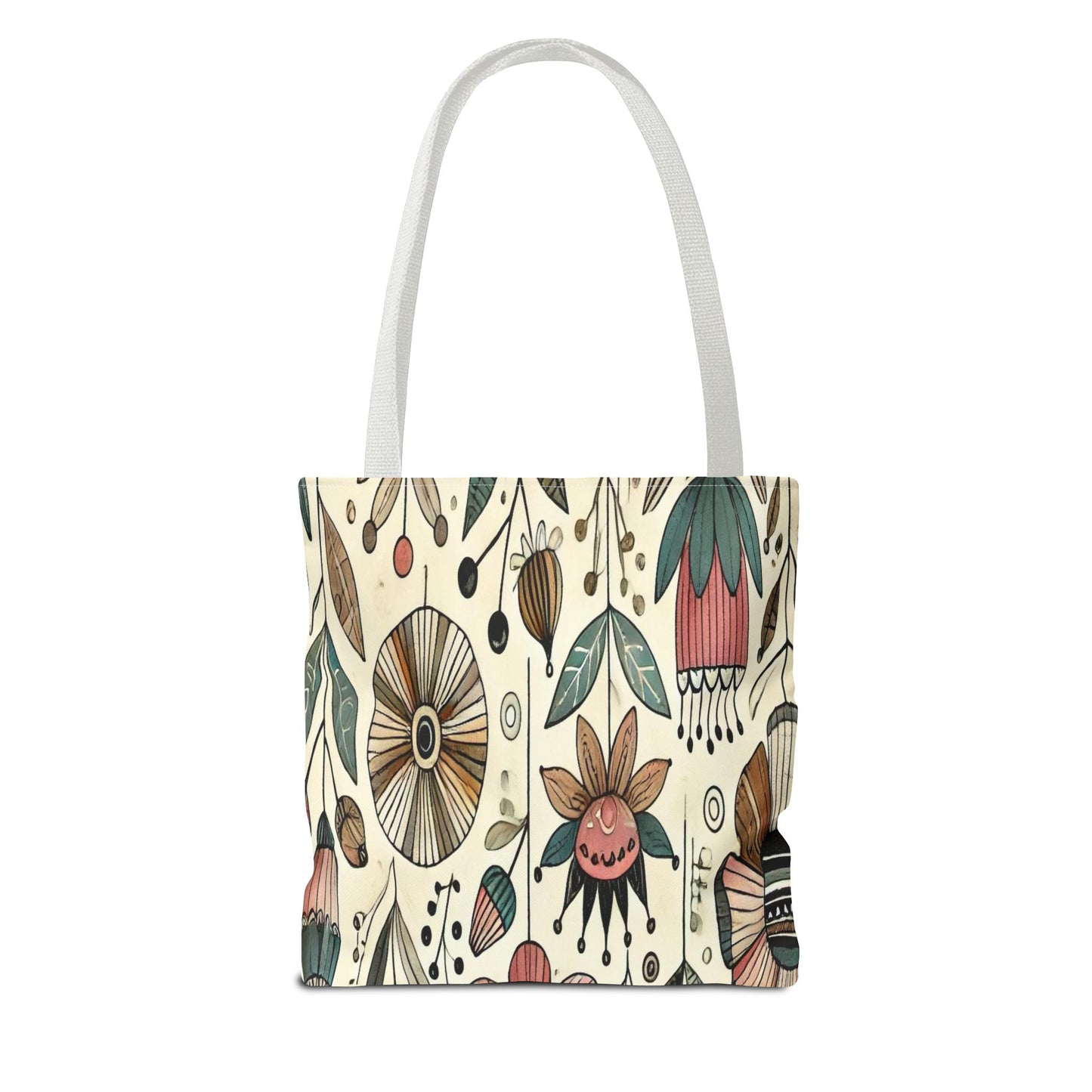 Floral Tote Bag - Stylish AOP Handbag, Eco-Friendly Shopping Bag, Boho Chic Purse, Gift for Her, Trendy Everyday Carryall