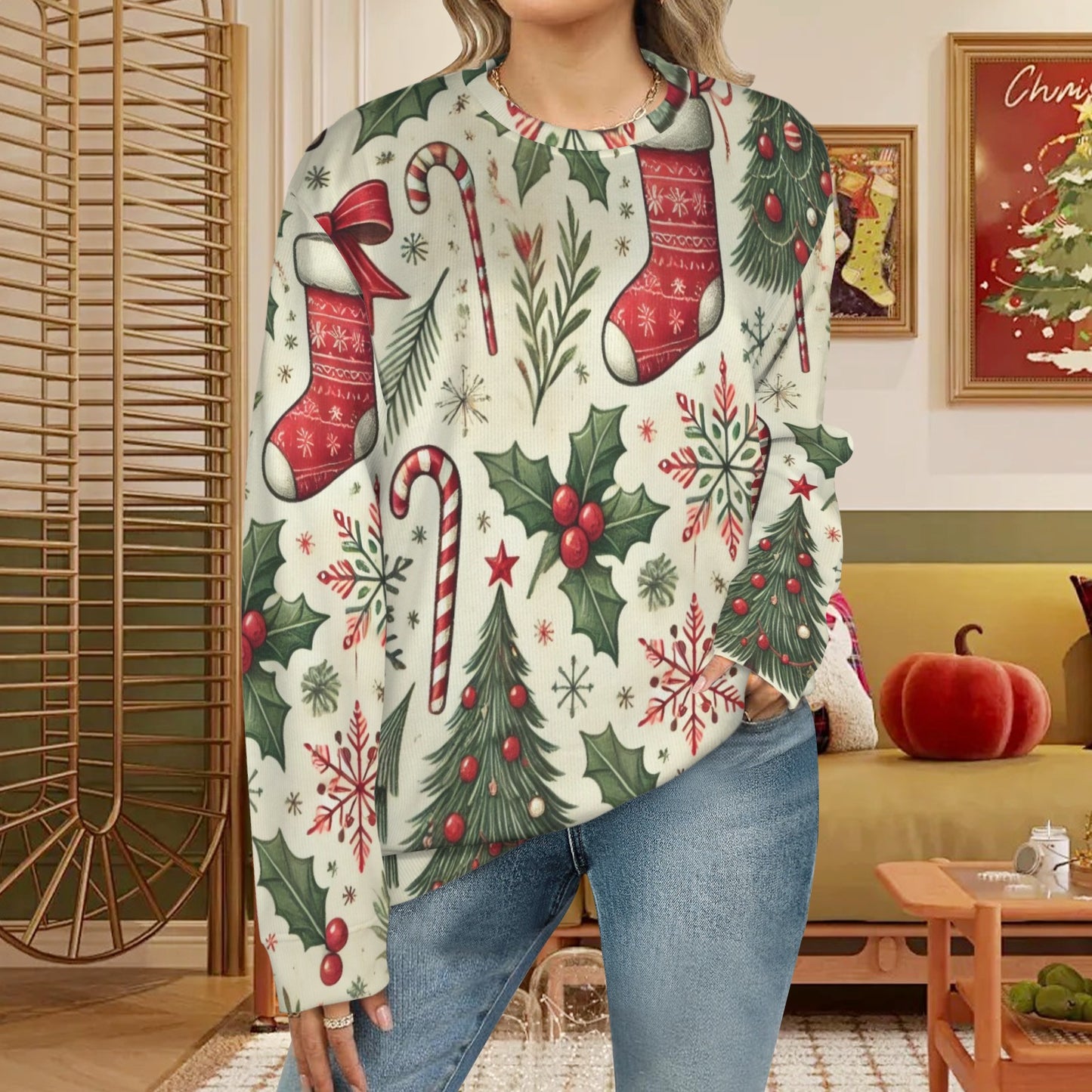 Unisex Personalized Family Photo Sweater(S-XL)