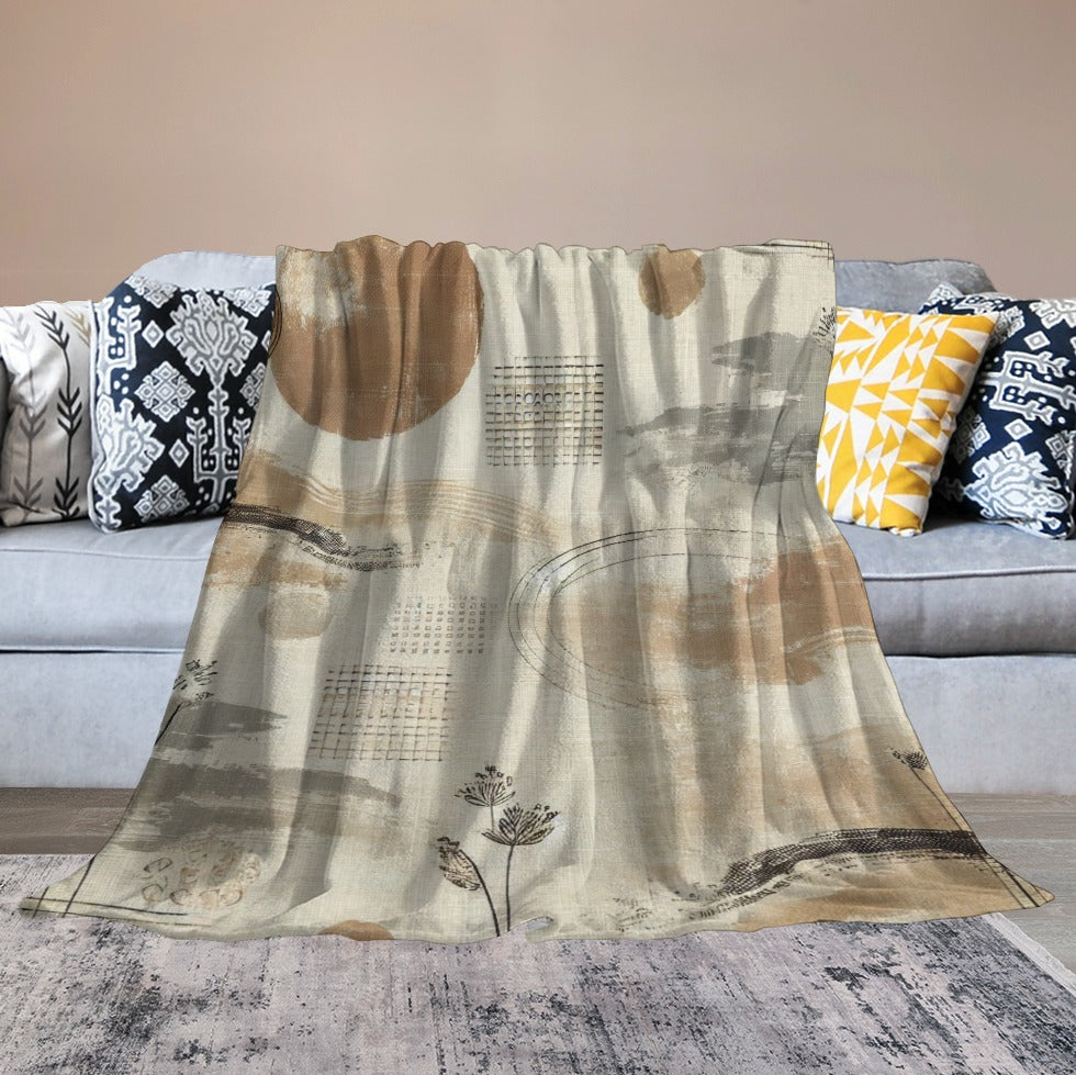 Rustling Fields Ultra-Soft Flannel Blanket Multiple Sizes