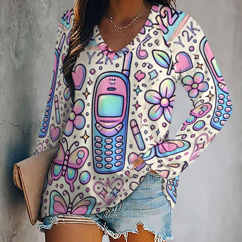 Women's Long sleeve loose tee