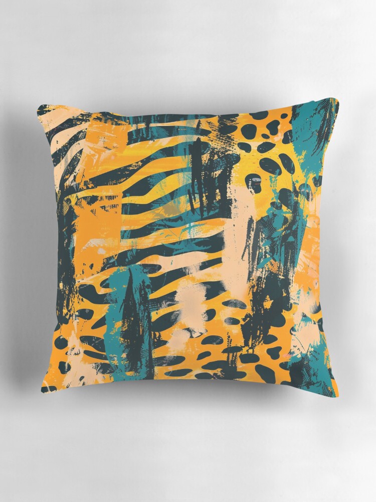 Savanna Graffiti Pillow
