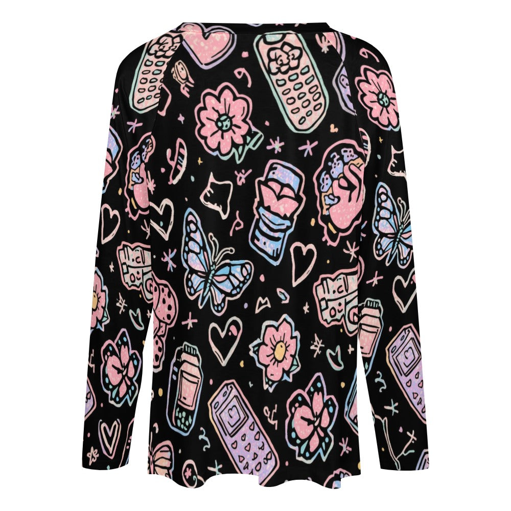 Women's Long sleeve loose tee