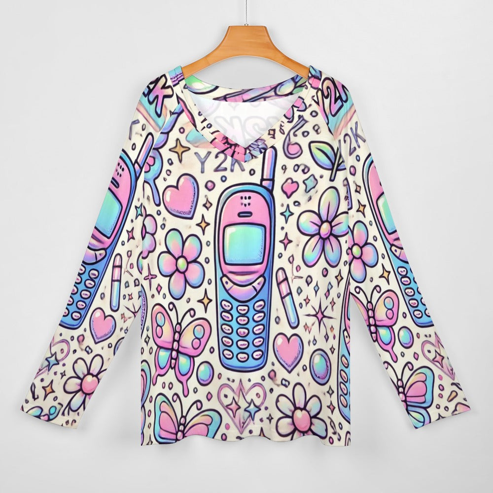 Women's Long sleeve loose tee