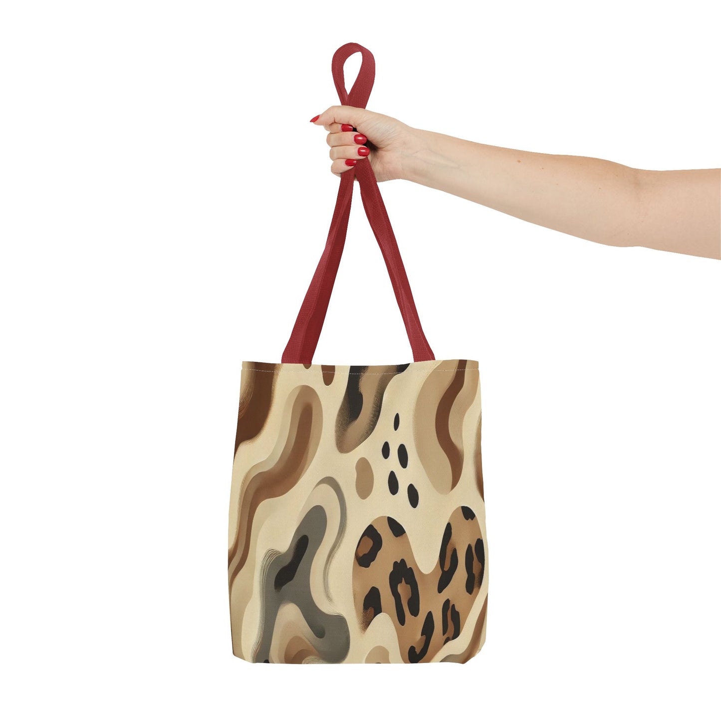 Stylish Abstract Tote Bag, Trendy Carryall, Chic Shopper, Animal Print Handbag, Ideal Gift for Fashion Lovers