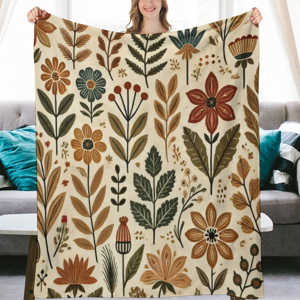 Hearth & Herb Ultra-Soft Flannel Blanket Multiple Sizes