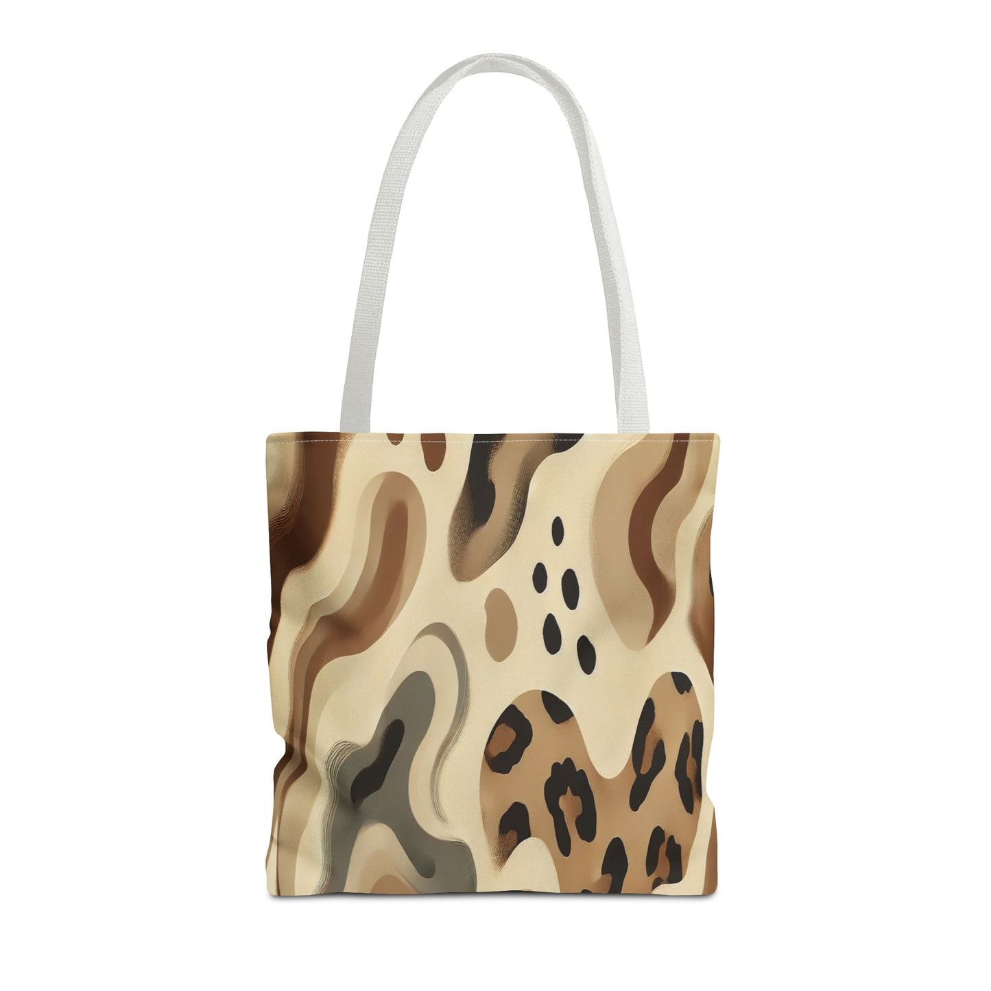 Stylish Abstract Tote Bag, Trendy Carryall, Chic Shopper, Animal Print Handbag, Ideal Gift for Fashion Lovers