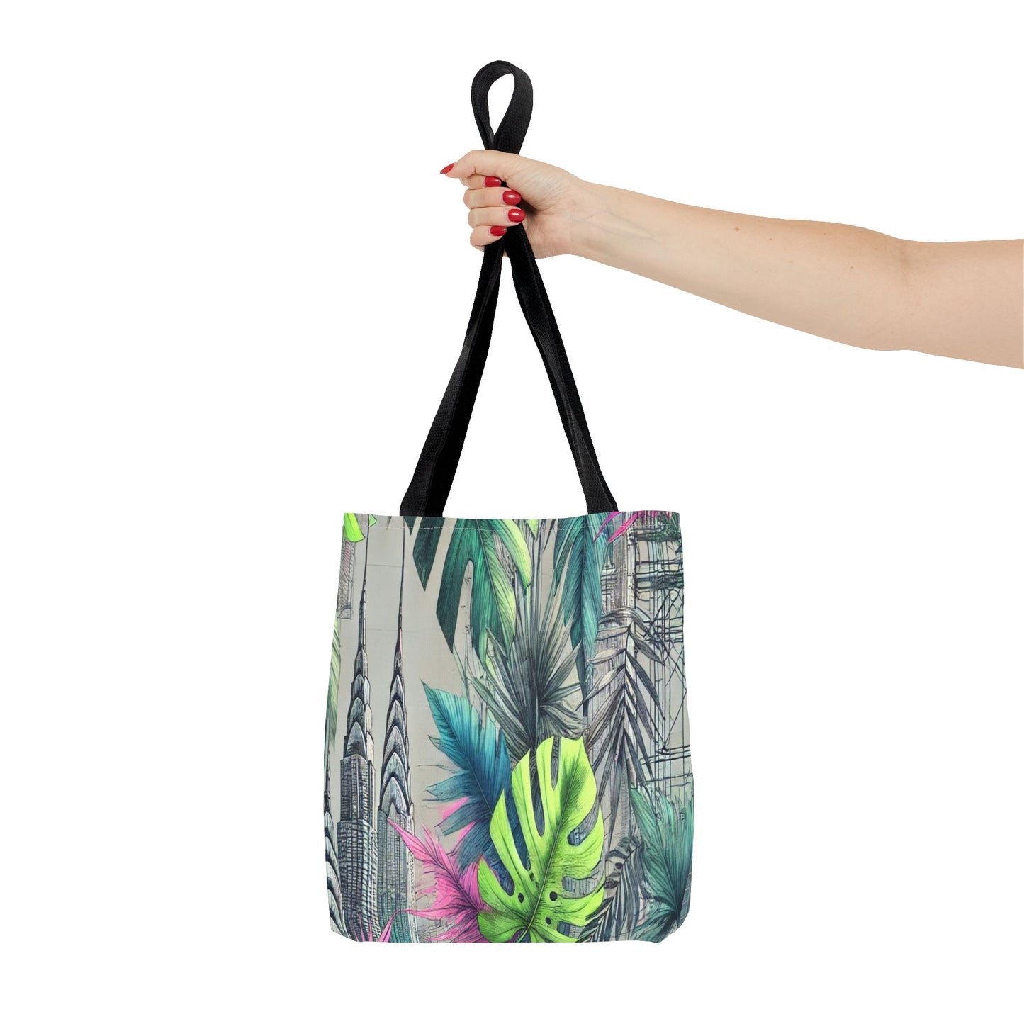 Tropical Leaf Tote Bag - Eco-Friendly Shopping Bag, Beach Bag, Floral Tote, Gift for Her, Summer Accessories