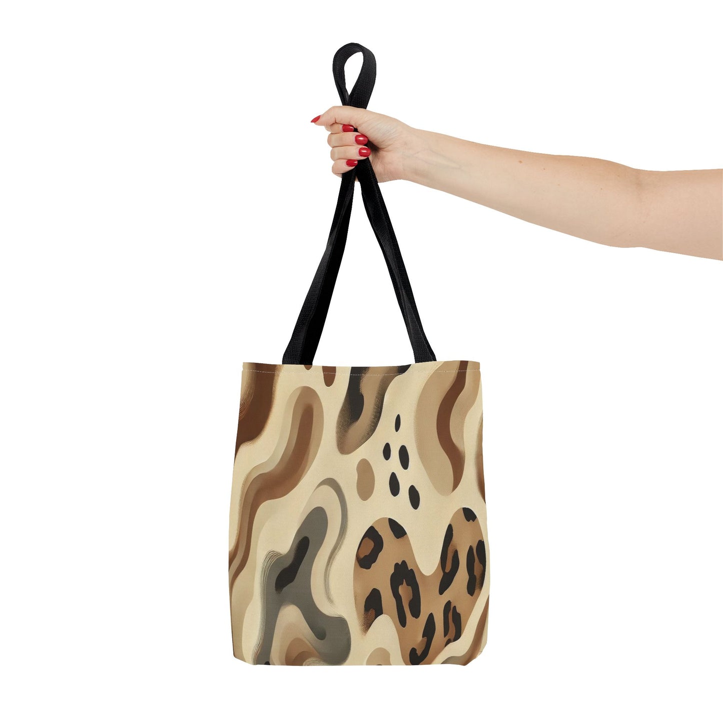 Stylish Abstract Tote Bag, Trendy Carryall, Chic Shopper, Animal Print Handbag, Ideal Gift for Fashion Lovers