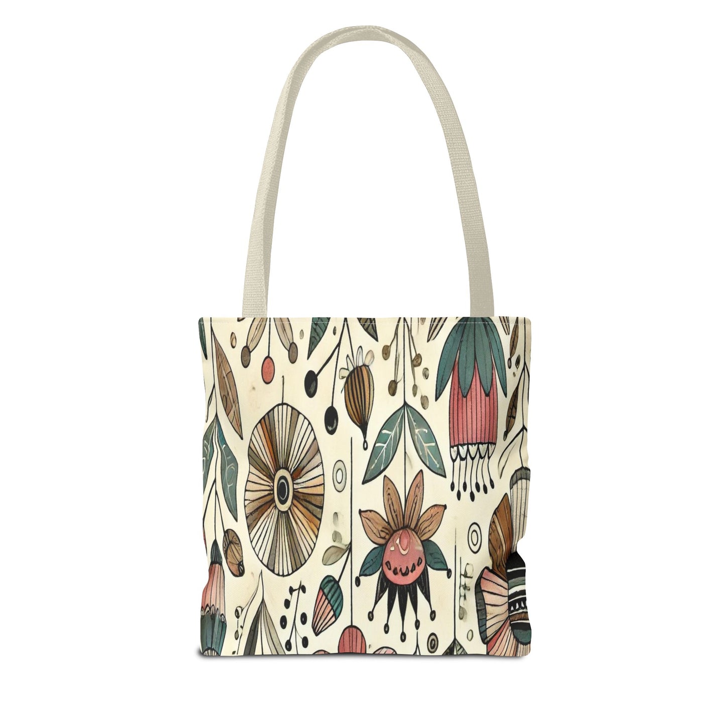 Floral Tote Bag - Stylish AOP Handbag, Eco-Friendly Shopping Bag, Boho Chic Purse, Gift for Her, Trendy Everyday Carryall