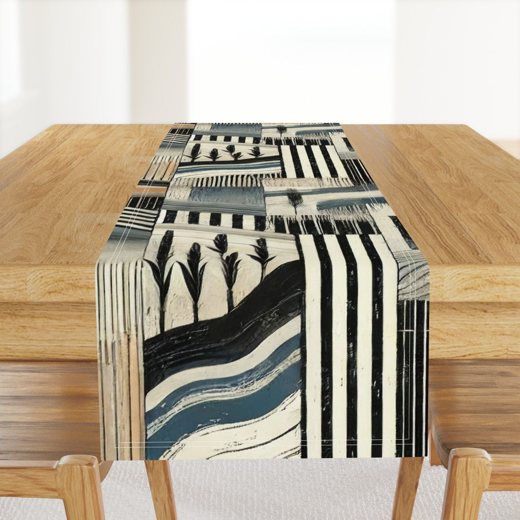 Fabric in Waves Of Contrast table runner