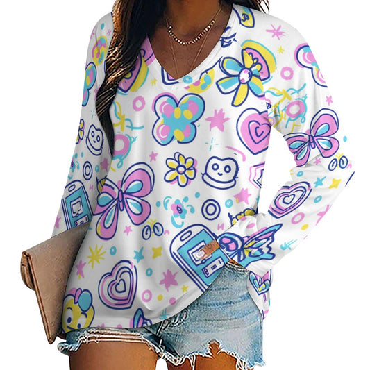 Women's Long sleeve loose tee