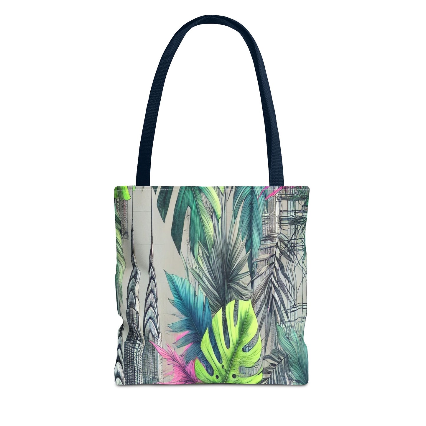 Tropical Leaf Tote Bag - Eco-Friendly Shopping Bag, Beach Bag, Floral Tote, Gift for Her, Summer Accessories