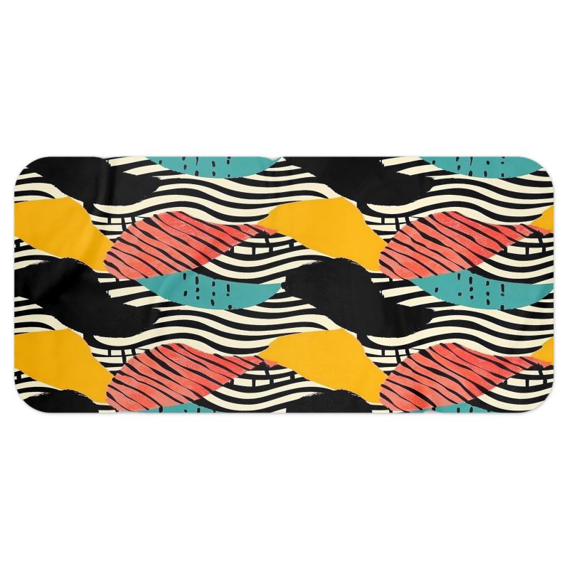 Tidal Waves Abstract Blanket Scarf