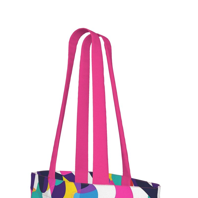 Dopamine Wave Everyday Tote — Colourful Abstract Art Bag