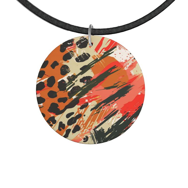 Wooden Pendant Necklace Organic