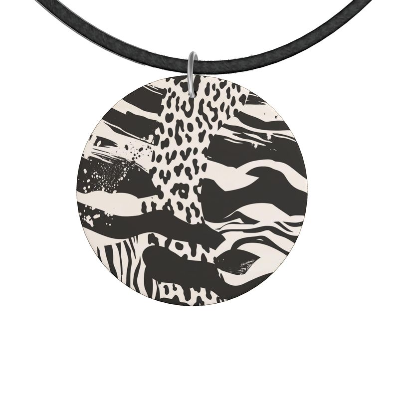Wooden Pendant Necklace Organic