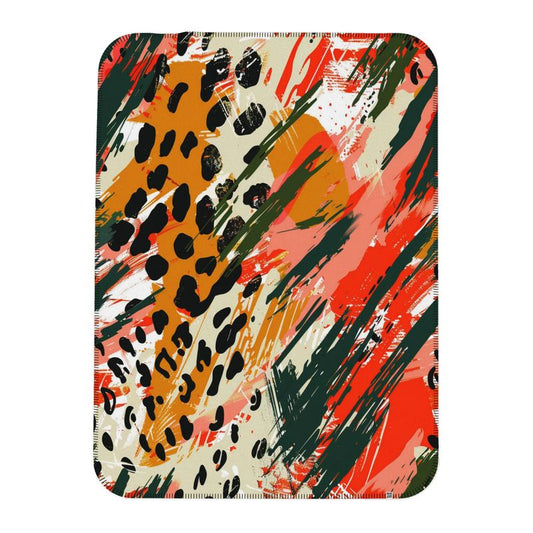 Wild Fusion – Abstract Animal Print Energy single layer blanket