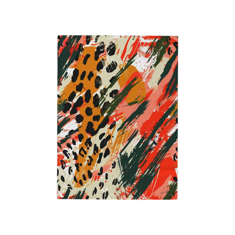 Wild Fusion – Abstract Animal Print Energy Blanket