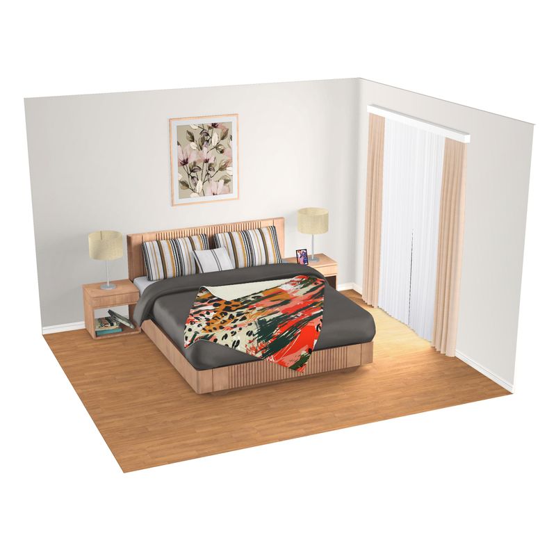 Wild Fusion – Abstract Animal Print Energy Blanket