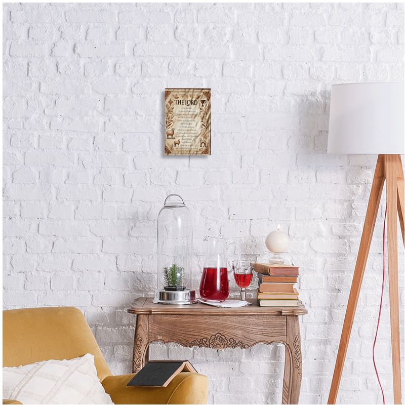 The Lord Is My Shepherd” Inspirational Psalm Poster