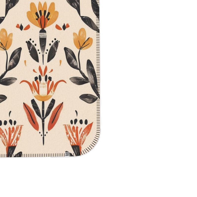 Folk Ember Bloom Single layer blanket