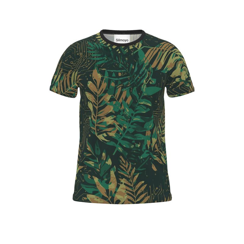 Tropical Jungle Unisex Cut And Sew All Over Print T-Shirt