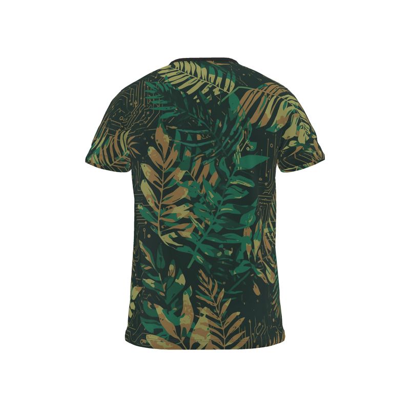 Tropical Jungle Unisex Cut And Sew All Over Print T-Shirt