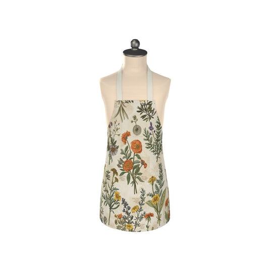 Vintage Botanical Garden Apron