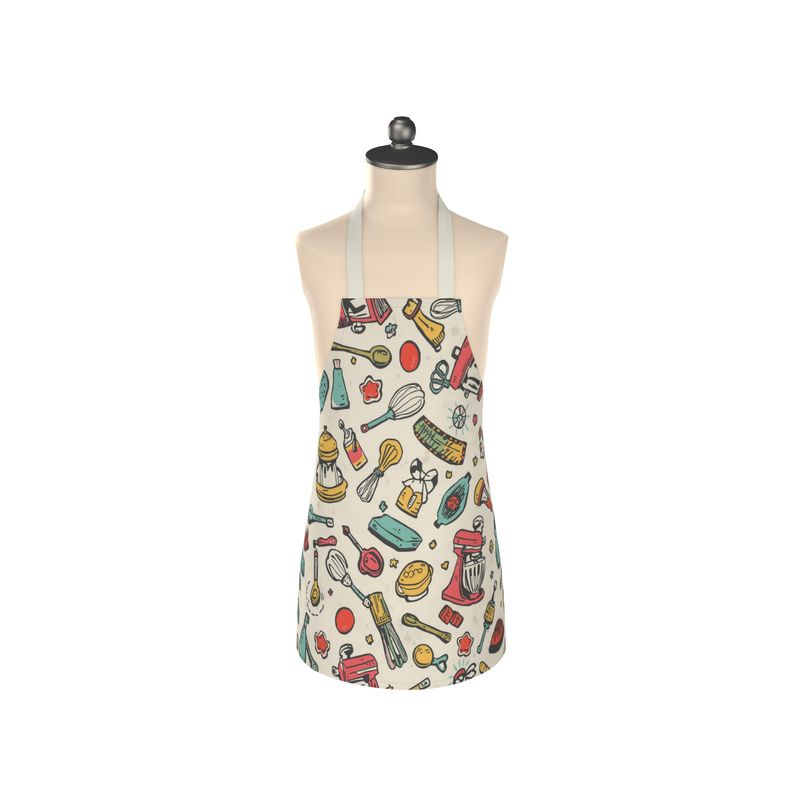 Vintage Cooking Cartoon Pattern Aprons