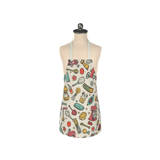 Vintage Cooking Cartoon Pattern Aprons