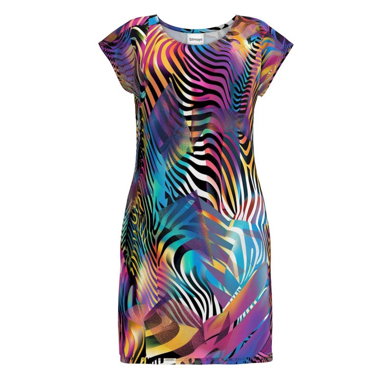 Neon Wildwave Ladies Tunic T-Shirt