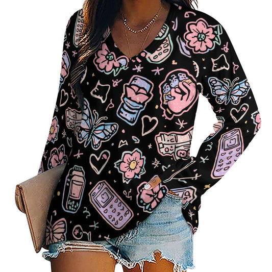 Women's Long sleeve loose tee