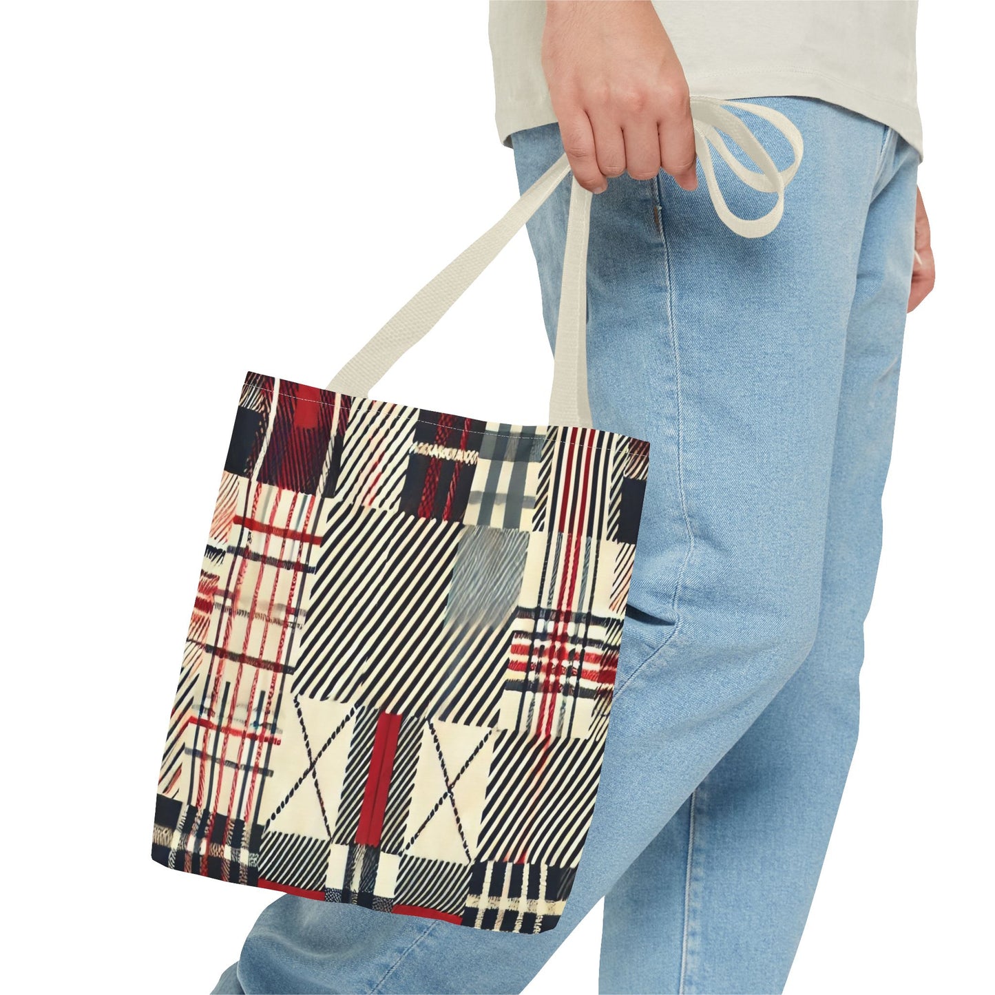 Chic Plaid Tote Bag | Casual Carryall, Fashion Accessory, Stylish Shopper, Gift for Her, Everyday Tote